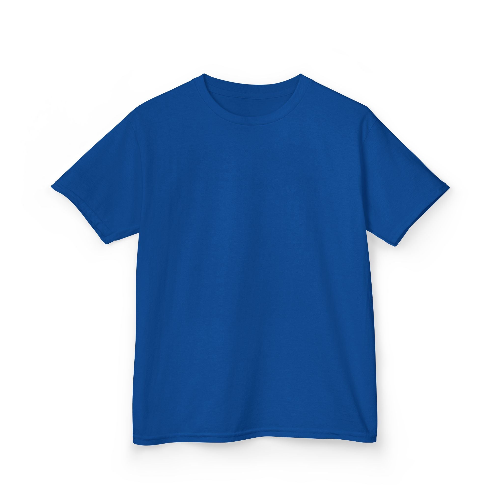 Kids Tee – Blue Sports Car Graphic Back Print, Racing Fan Shirt