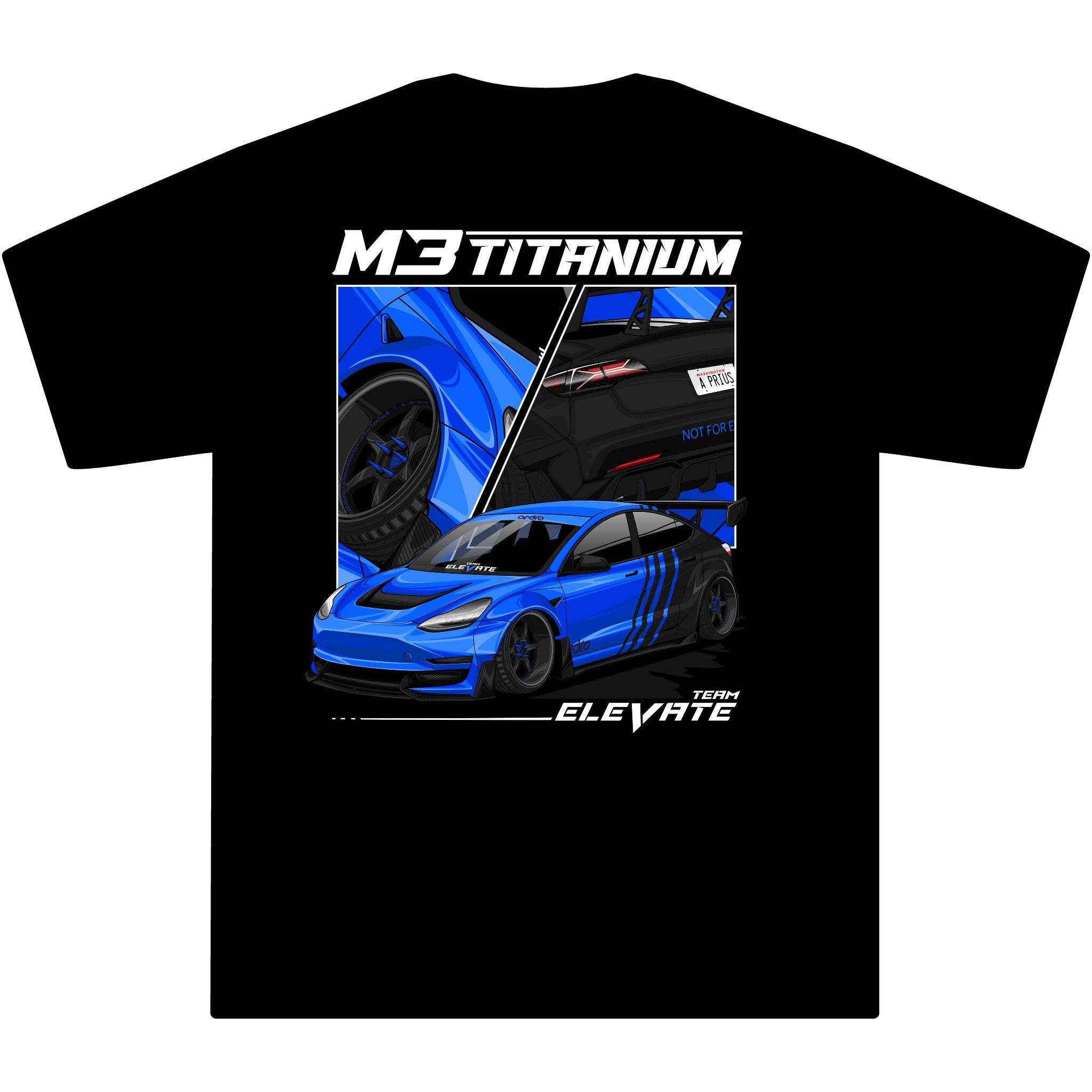 M3 Titanium T-Shirt (on back)