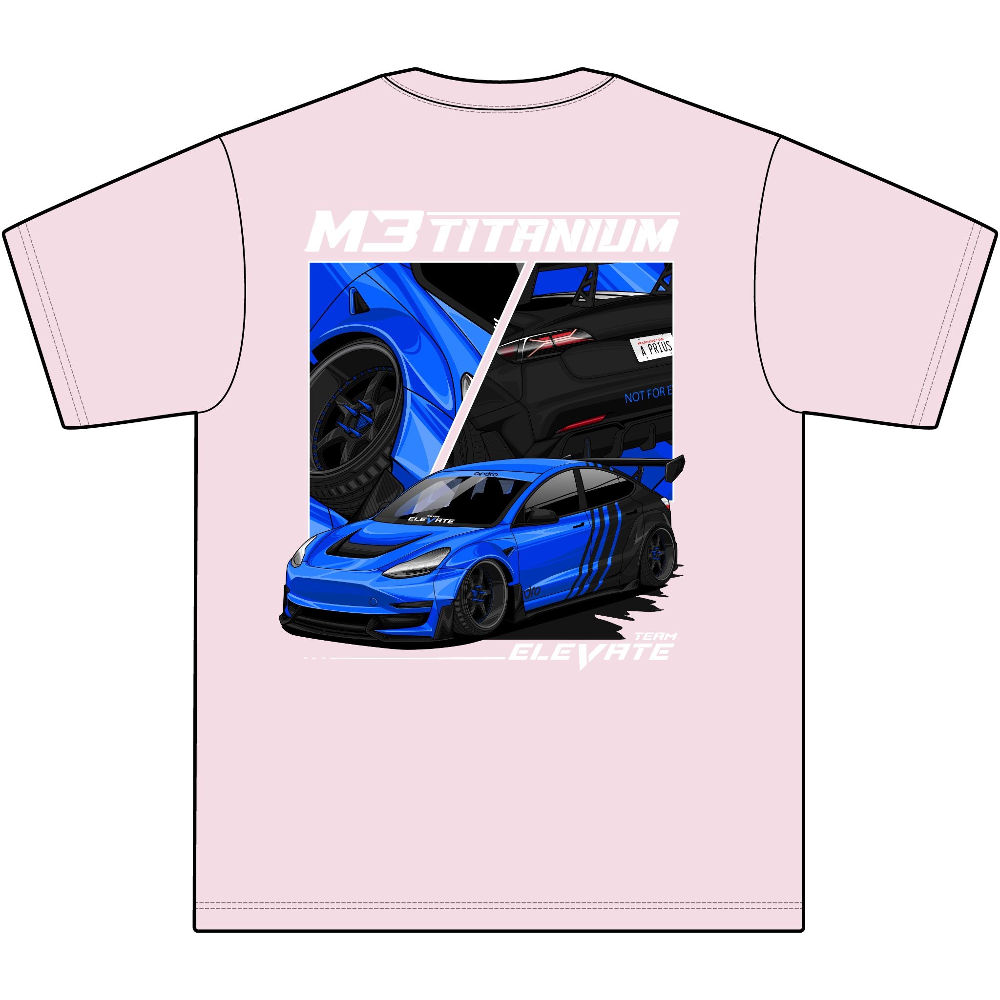M3 Titanium T-Shirt (on back)