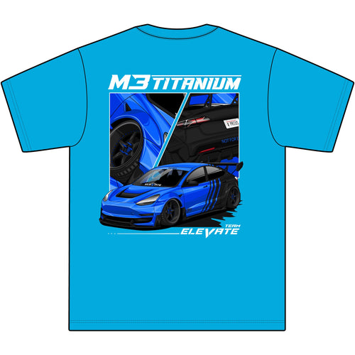 M3 Titanium T-Shirt (on back)